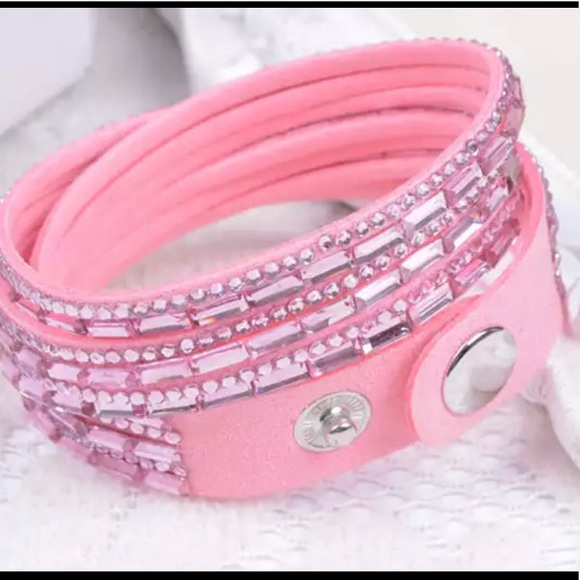 Rhinestone Wrap Choker Bracelet - Picture 7 of 8